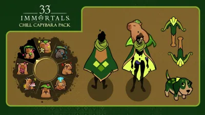 33 Immortals® – Chill Capybara Pack — скриншот 1