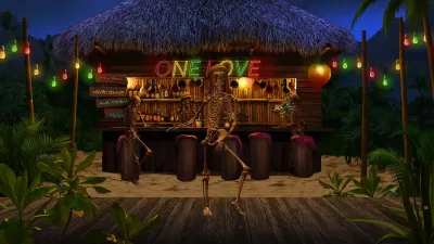 AAA Dynamic Scenes - Jamaican Skeleton Dance Dynamic Scene — скриншот 1