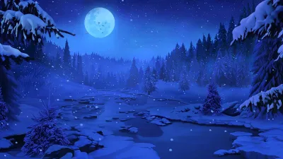 AAA Dynamic Scenes - Winter has come! Dynamic Scene — скриншот 1