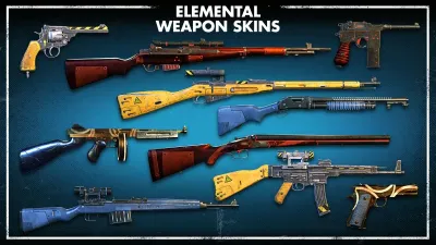 Zombie Army 4: Elemental Weapon Skins — скриншот 1