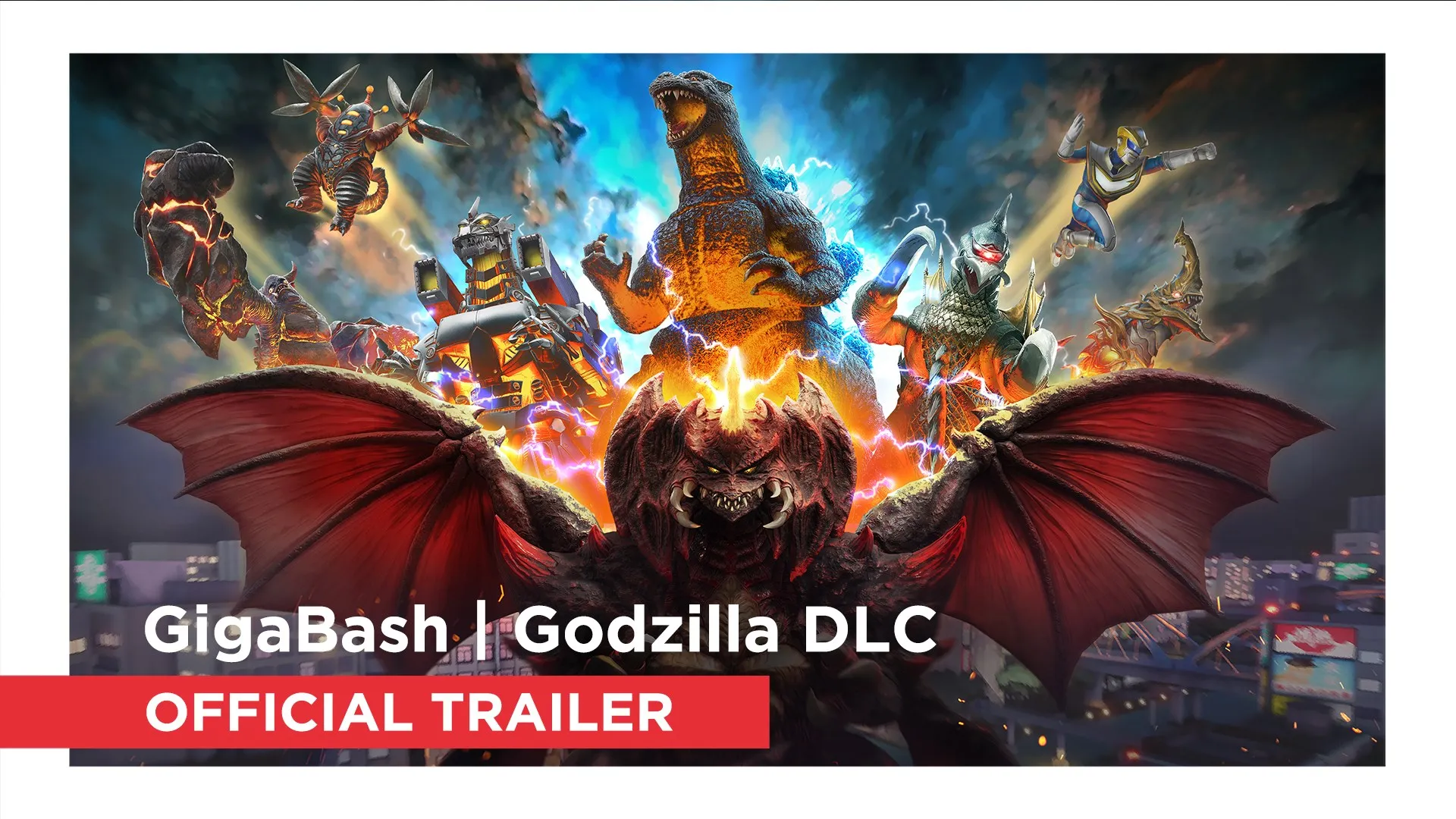 GigaBash - Godzilla 4 Kaiju Pack — трейлер