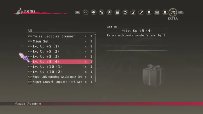 Tales of Berseria Remastered - Lv. Up+5 (4) — скриншот 1