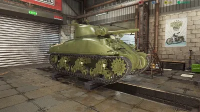 Tank Mechanic Simulator Reinforced - Shermans DLC — скриншот 2