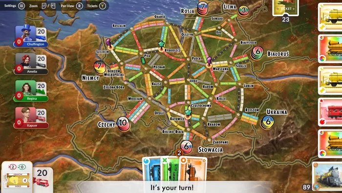 Ticket to Ride®: Poland Expansion — скриншот 3
