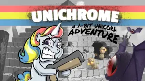 Unichrome: A 1-bit Unicorn Adventure