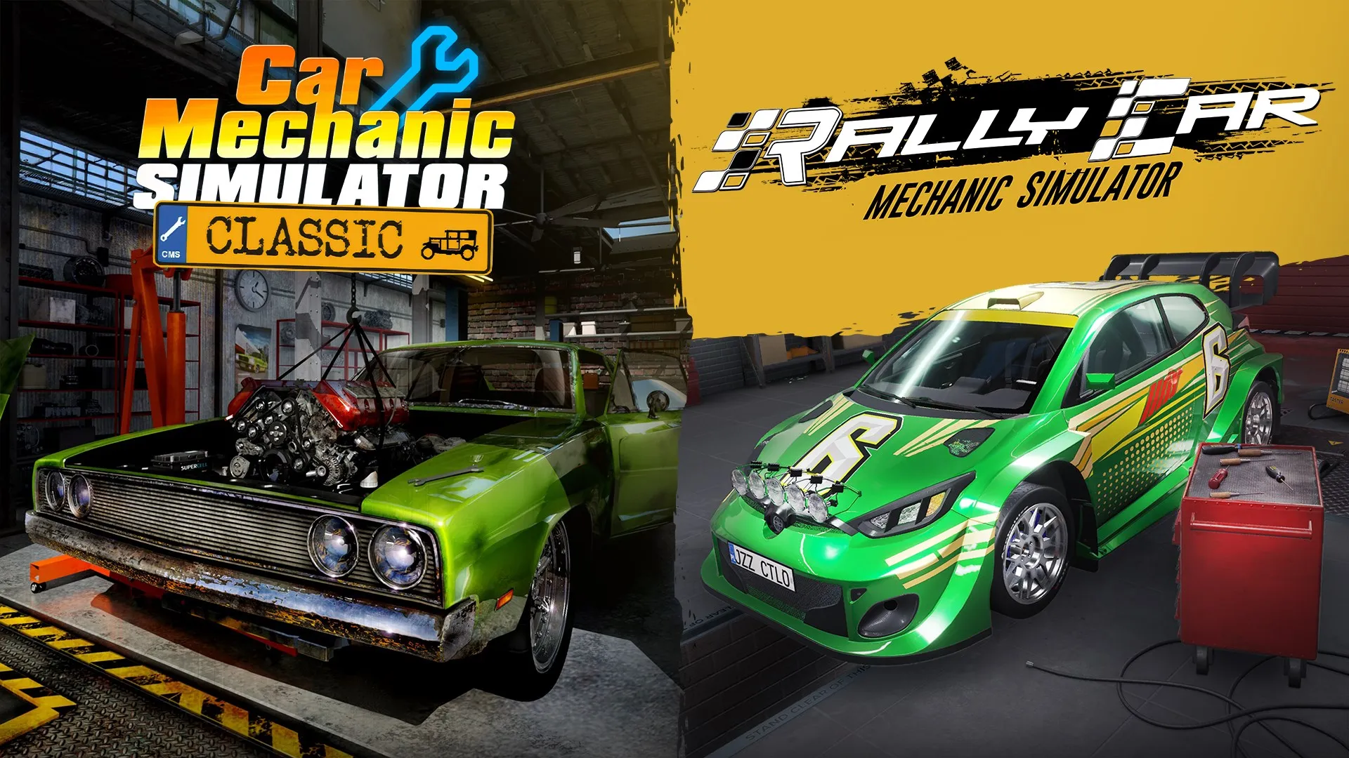 Rally Car Mechanic x Car Mechanic Simulator