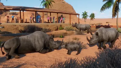 Planet Zoo: наборы «Сухой климат» и «Тропический» — скриншот 3