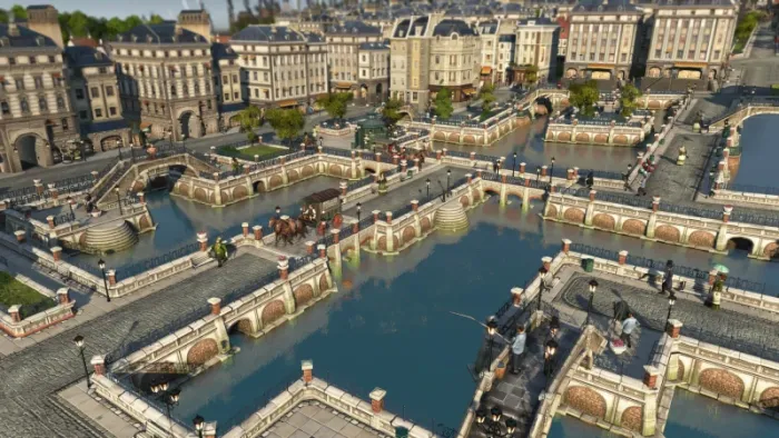 Anno 1800™ - набор "Пешеходная зона" — скриншот 1