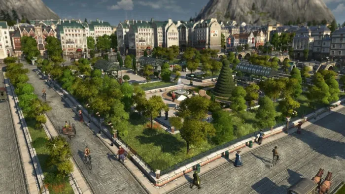Anno 1800™ - набор "Пешеходная зона" — скриншот 2