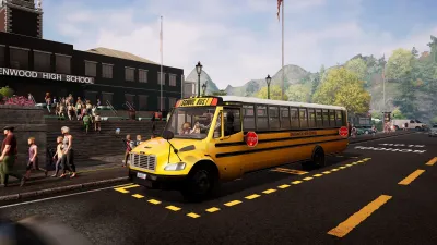 Bus Simulator 21 Next Stop - Thomas Built Buses Bus Pack — скриншот 1