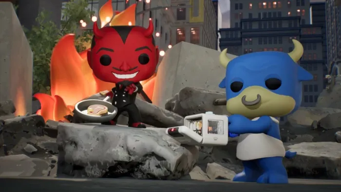 Funko Fusion - Fantastik Plastik Pack 4 - T-Bone and El Diablo — скриншот 1
