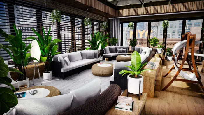 Hotel Renovator - Indoor Garden Room & Furniture Set — скриншот 4