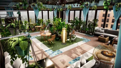 Hotel Renovator - Indoor Garden Room & Furniture Set — скриншот 5