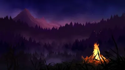 AAA Dynamic Scenes - Camping under the Stars Dynamic Scene — скриншот 1