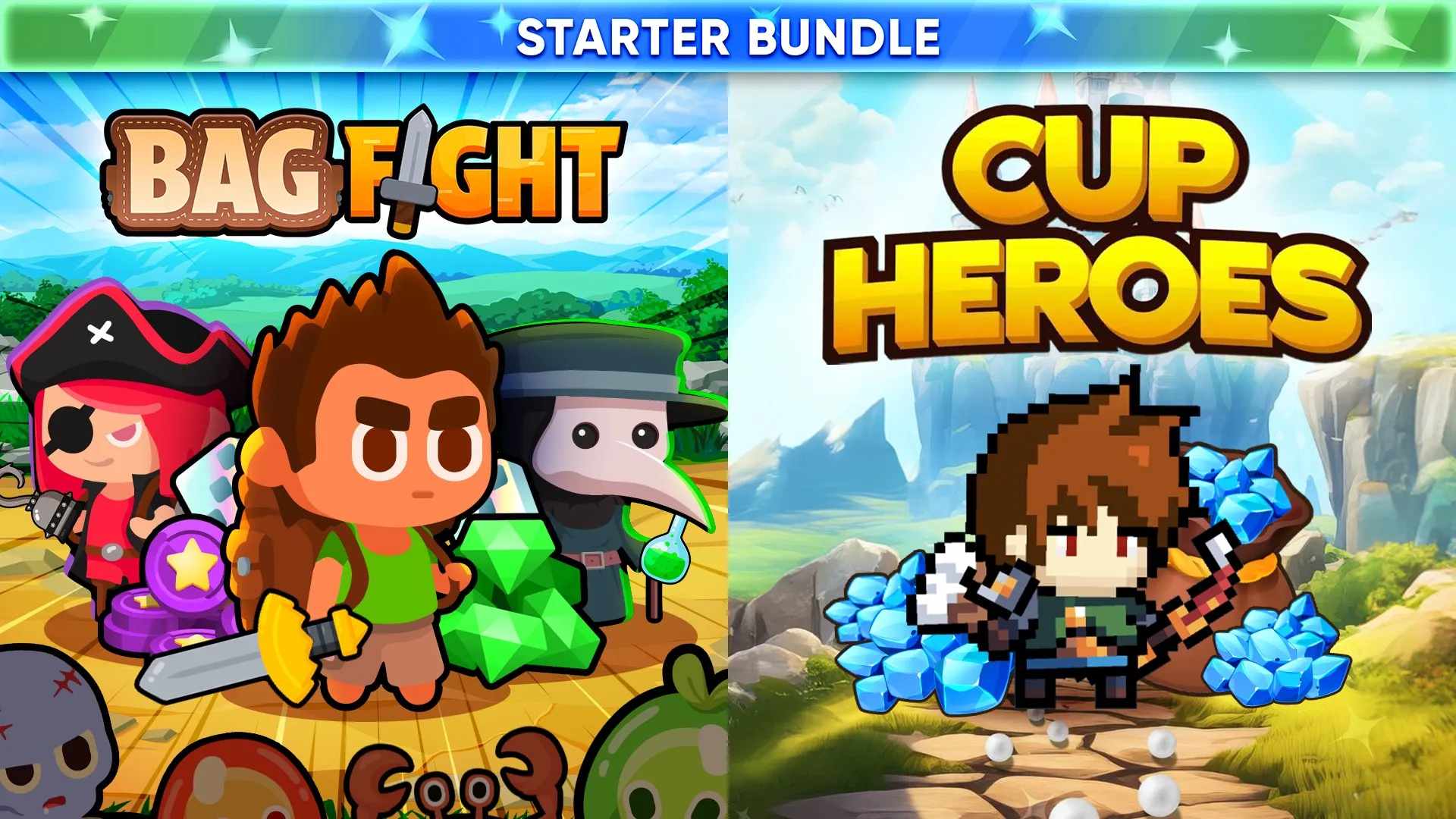 Bag Fight & Cup Heroes: Starter Bundle