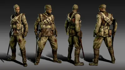 Zombie Army 4: WW1 Josiah Outfit — скриншот 1