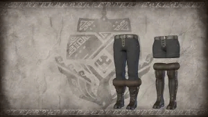 Элемент многослойных доспехов для охотника «Пушистые сапоги»