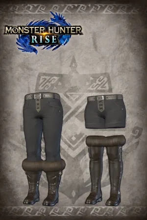 Элемент многослойных доспехов для охотника «Пушистые сапоги»