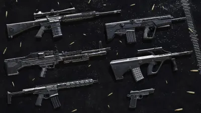 Insurgency: Sandstorm - Black Powder Weapon Skin Set — скриншот 2