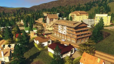 Cities: Skylines - Content Creator Pack: Mountain Village — скриншот 2