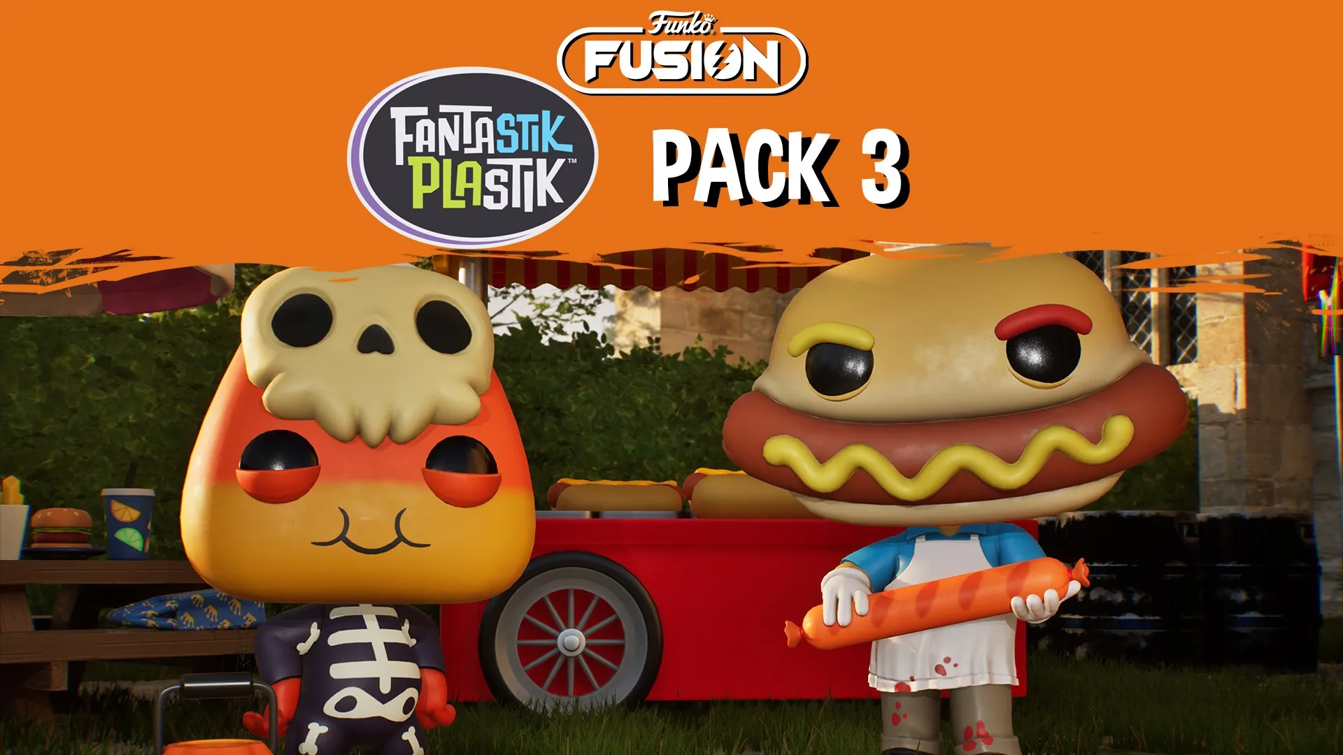 Funko Fusion - Fantastik Plastik Pack 3 - Frank Von Veiner and Cutey Corn