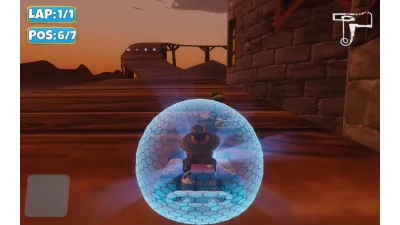 Crazy Chicken Kart 2 — скриншот 3