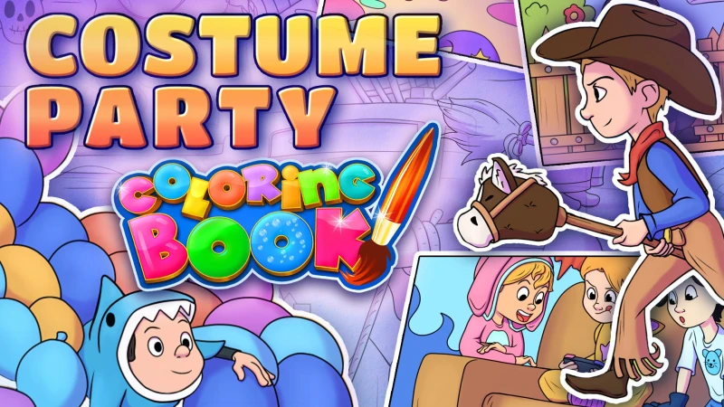 Coloring Book: Costume Party