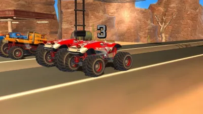 Monster Ramp Racing — скриншот 1