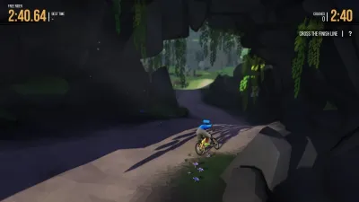 Lonely Mountains: Downhill - Eldfjall Island — скриншот 3