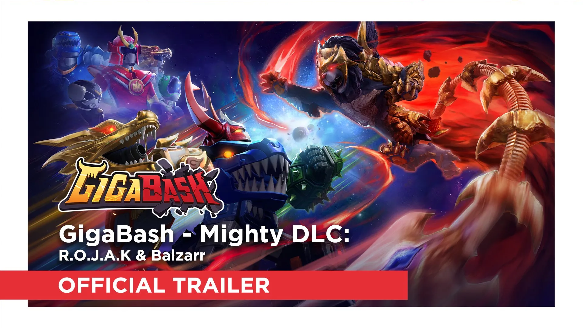 GigaBash - Mighty DLC: R.O.J.A.K & Balzarr — трейлер