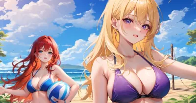 Beautiful Sakura: Volleyball Club (Windows) — скриншот 2