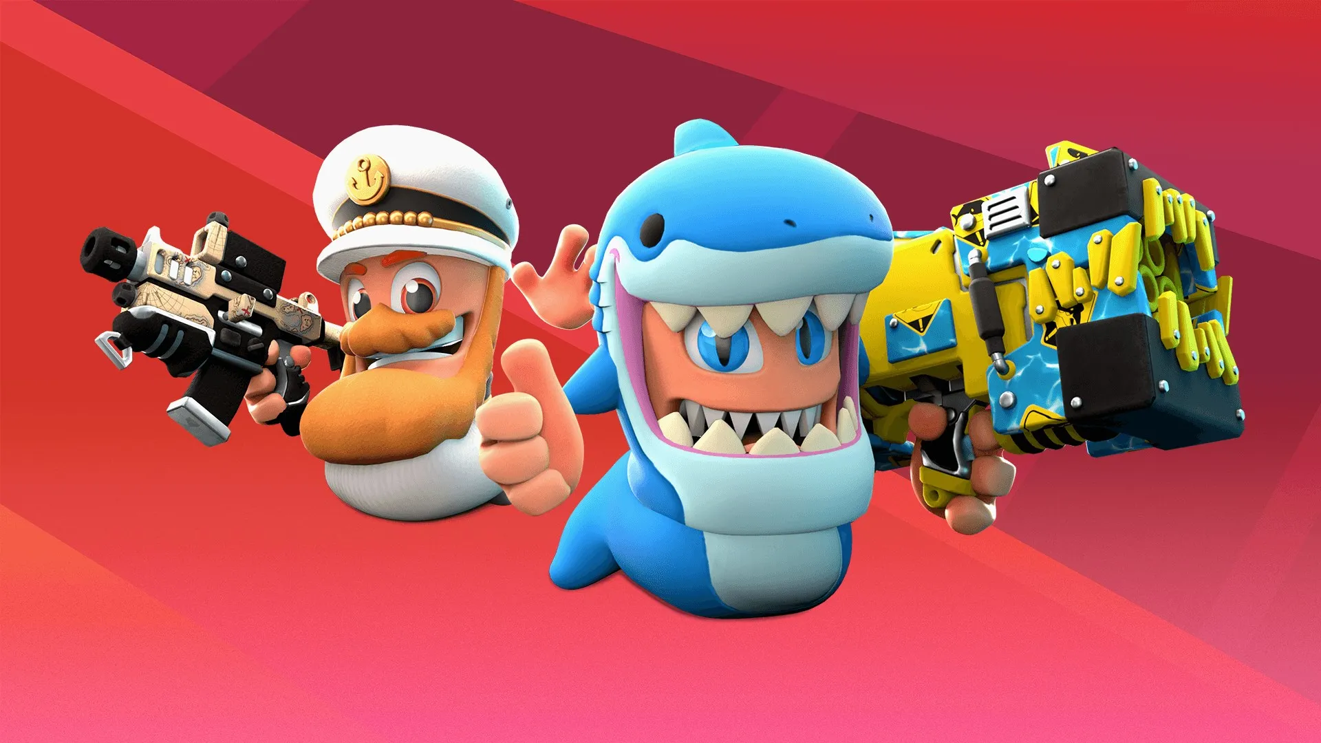 Worms Rumble - Captain & Shark Double Pack