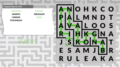 Word Maze by POWGI — скриншот 2