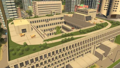 Cities: Skylines - Content Creator Pack: Iconic Brutalism — скриншот 1