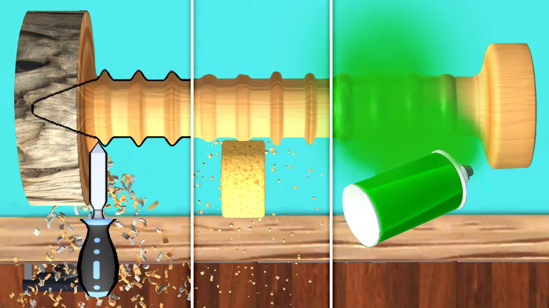 Woodturning 3D — трейлер