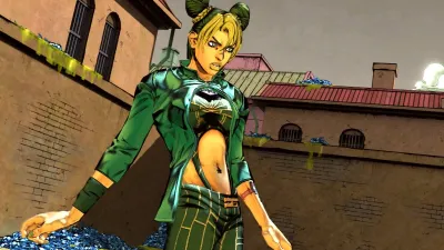 JoJo's Bizarre Adventure: All-Star Battle R Jolyne Cujoh Costume Green Dolphin Street State Prison Jacket — скриншот 3