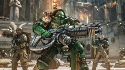Warhammer 40,000: Space Marine 2 - Salamanders Cosmetic Pack — скриншот 2