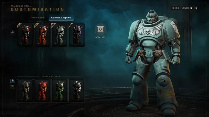 Warhammer 40,000: Space Marine 2 - Salamanders Cosmetic Pack — скриншот 9