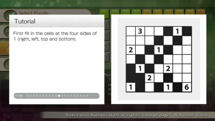 Puzzle by Nikoli W Nurikabe — скриншот 3