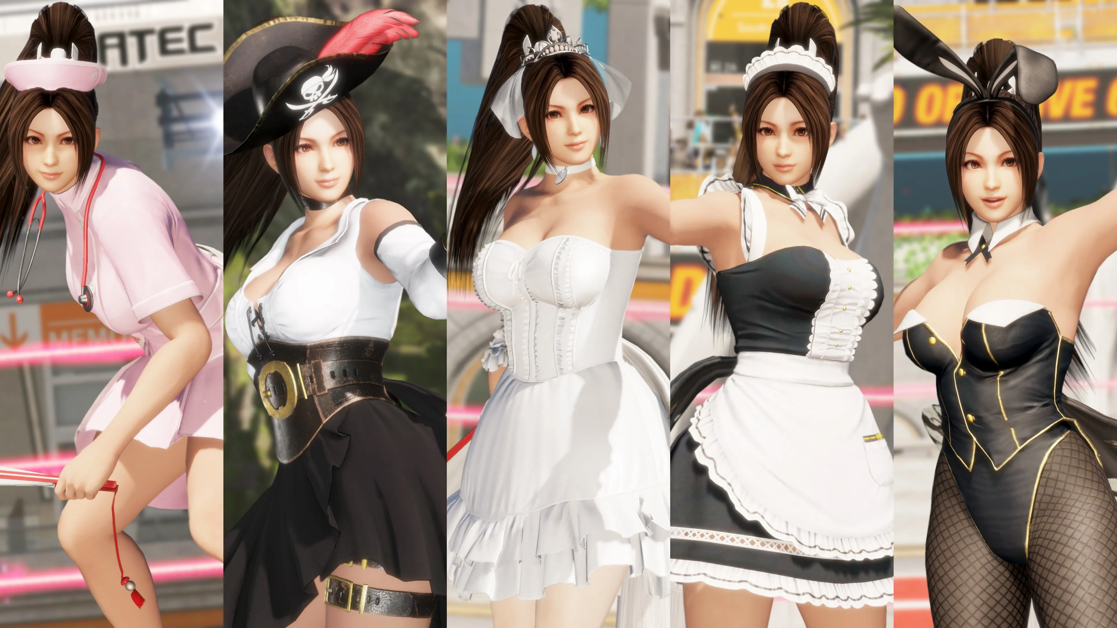 DOA6LR: набор дебютных костюмов для Маи Ширануи