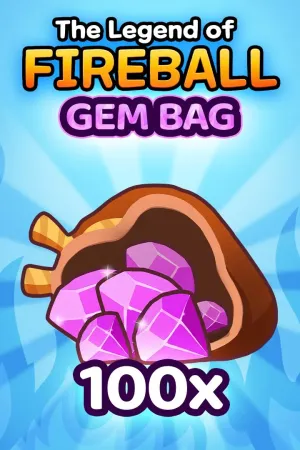 The Legend Of Fireball: Gem Bag - 100