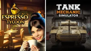 Espresso Tycoon & Tank Mechanic Simulator
