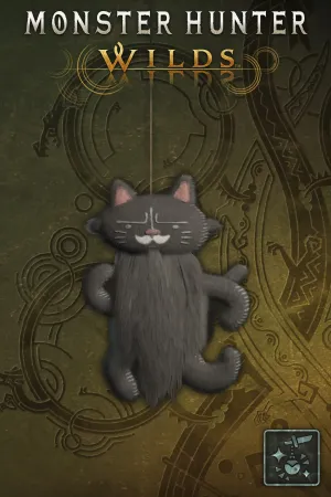 Подвеска: чёрный трусишка-пушистик