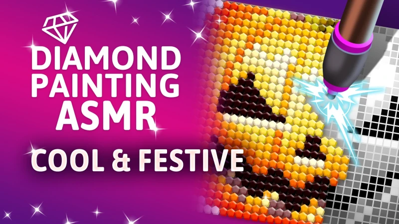 Diamond Painting ASMR: Cool & Festive