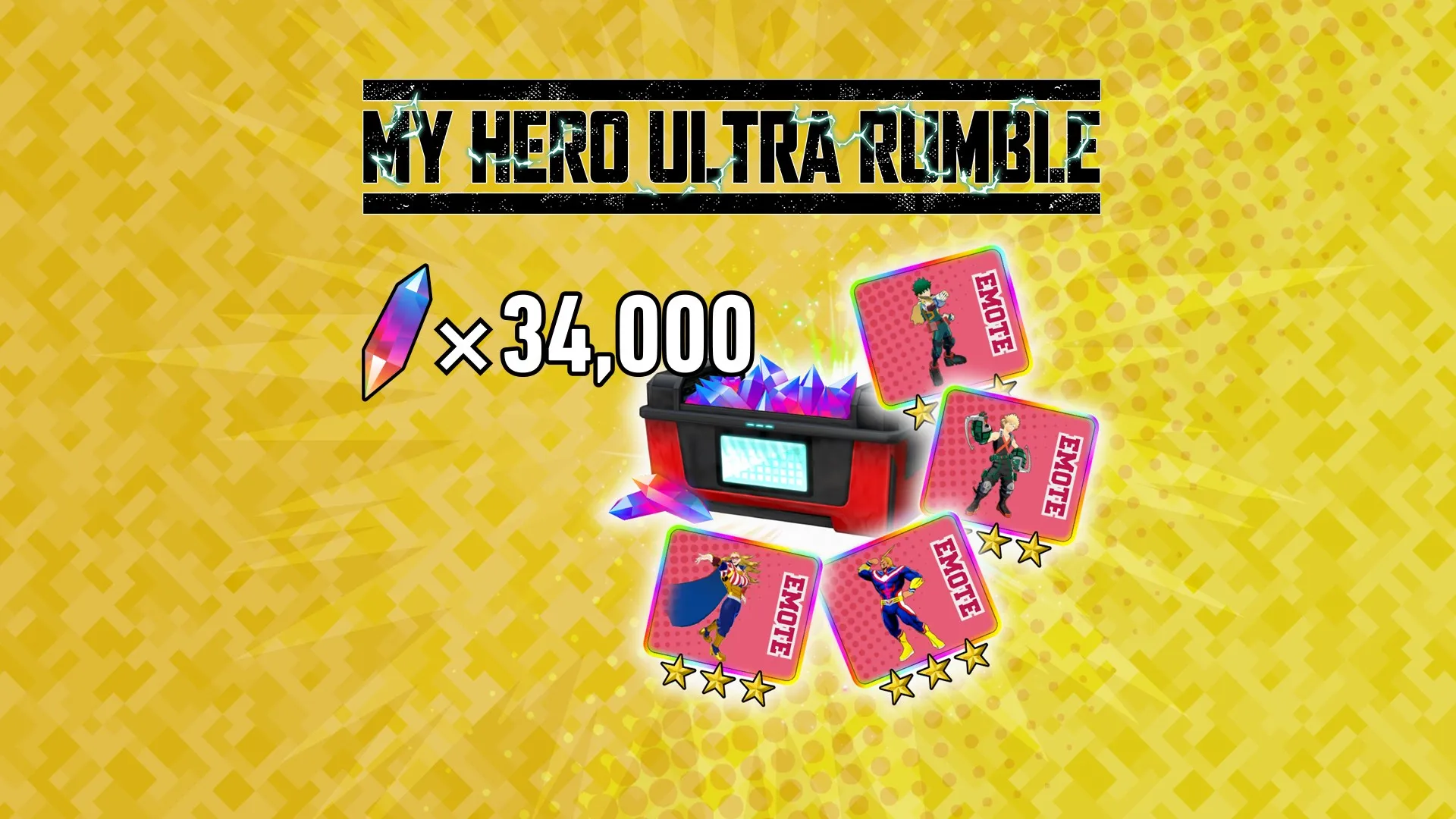 MY HERO ULTRA RUMBLE - 2.5th Anniversary Hero Crystals Limited Set A