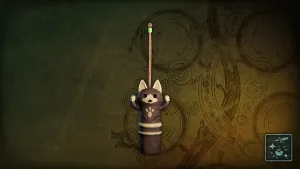 Подвеска: потягивающийся чёрный кот