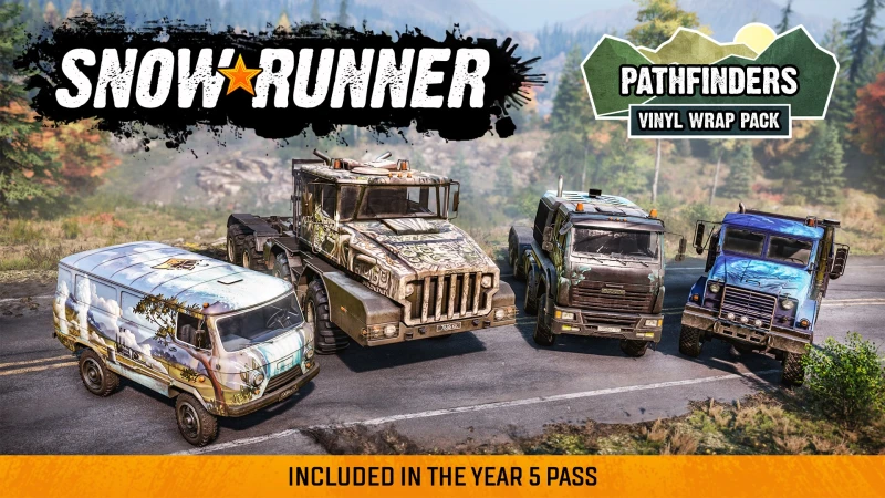 SnowRunner – Pathfinders Vinyl Wrap Pack