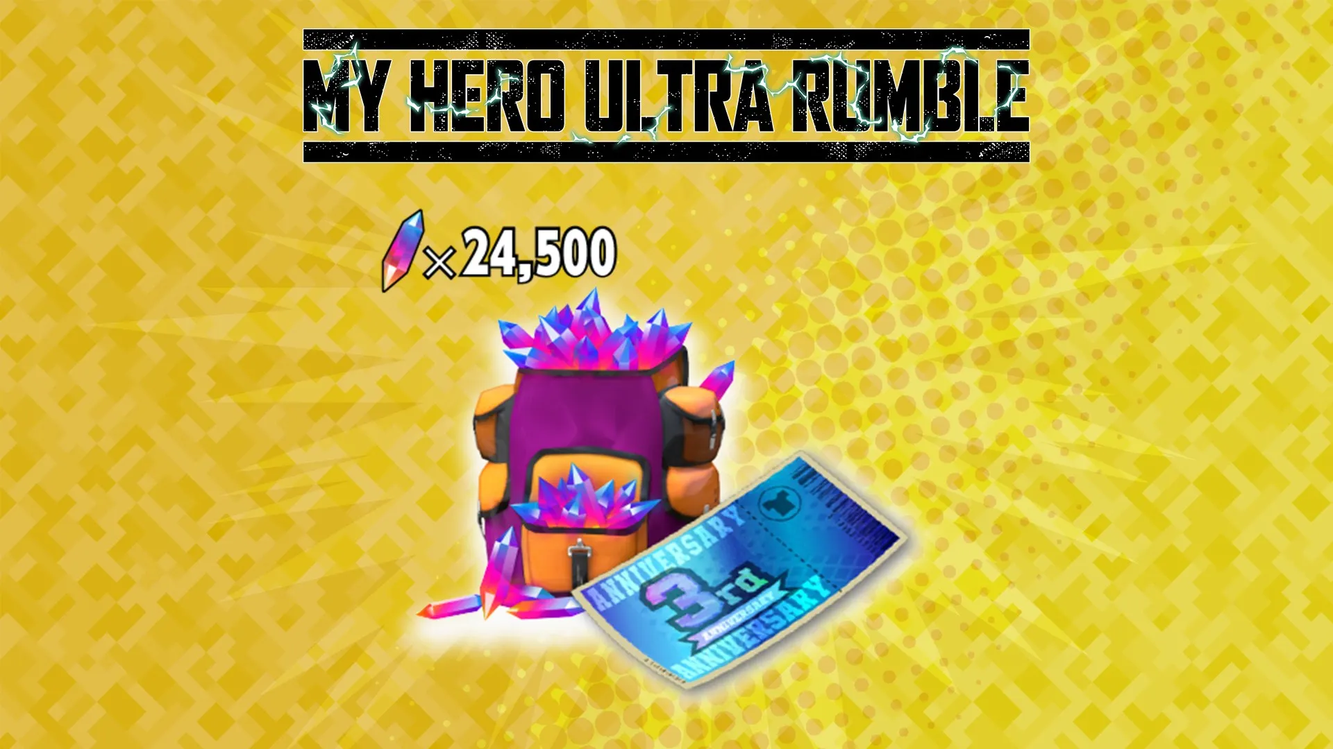 MY HERO ULTRA RUMBLE - 3rd Anniversary Hero Crystals Limited Set B