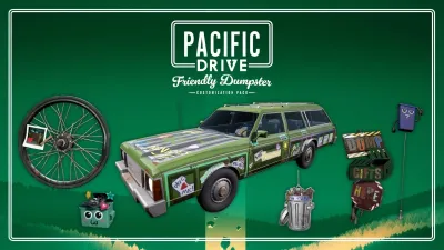 Pacific Drive: Friendly Dumpster Customization Pack — скриншот 1