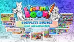 Coloring Book: Complete Bundle - 396 drawings